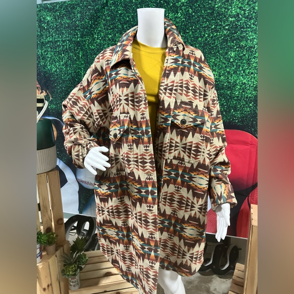 Pendleton Oversized Shirt Jacket